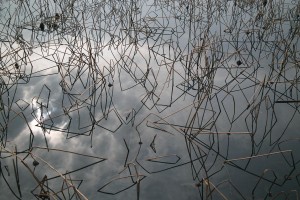 幾何学模様の空